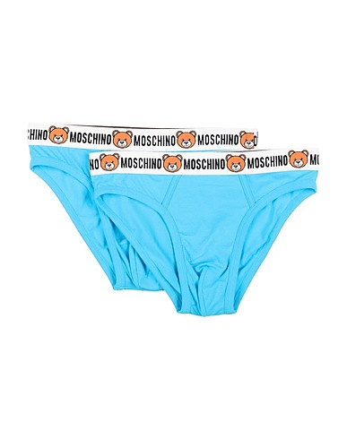 MOSCHINO Slip Turchese 95% Cotone, 5% Elastan