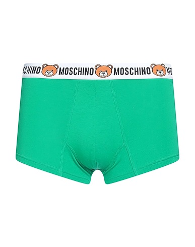 MOSCHINO Boxer UNDERWEAR Green 95% Cotton, 5% Elastane