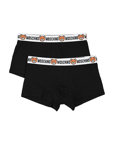 MOSCHINO Boxer UNDERWEAR Black 95% Cotton, 5% Elastane