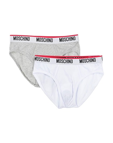 MOSCHINO Slip Grigio 95% Cotone, 5% Elastan