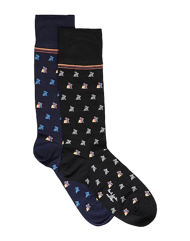 PAUL SMITH Socks & tights Black 66% Cotton, 33% Polyamide, 1% Elastane