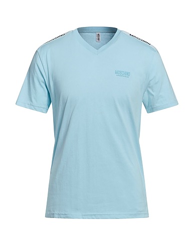 MOSCHINO Undershirt Sky blue 100% Cotton