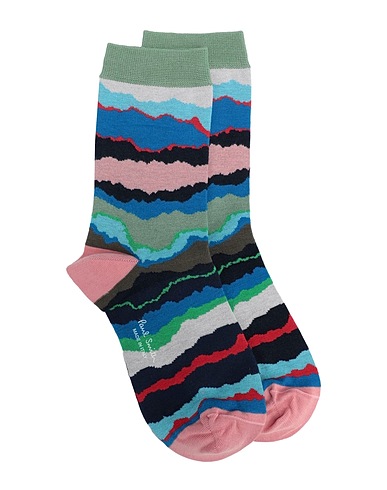 PAUL SMITH Calze e Calzini Verde chiaro 80% Cotone, 17% Poliammide, 3% Elastan