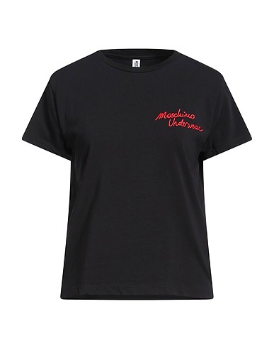 MOSCHINO Undershirt Black 95% Cotton, 5% Elastane