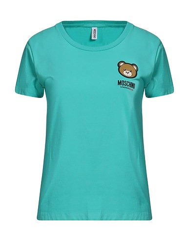 MOSCHINO T-shirt intima Turchese 93% Cotone, 7% Elastan