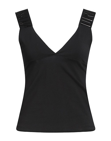 MOSCHINO Undershirt Black 94% Cotton, 6% Elastane