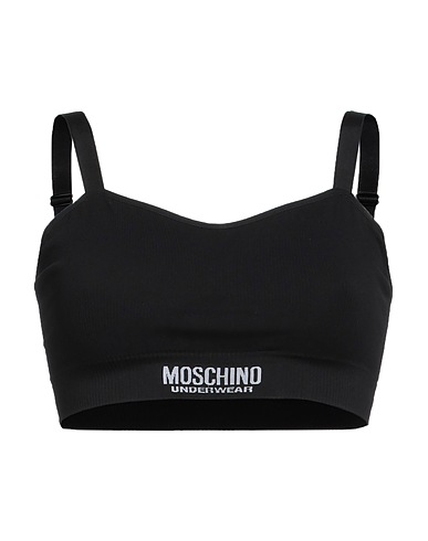 MOSCHINO Bra Black 95% Polyamide, 5% Elastane