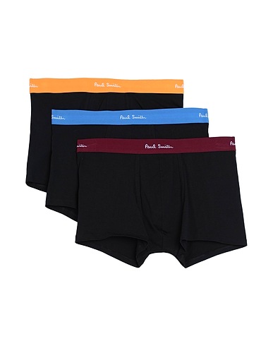 PAUL SMITH Boxer Black 95% Organic cotton, 5% Elastane