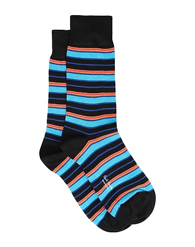 PAUL SMITH Socks & tights Black 80% Organic cotton, 18% Polyamide, 2% Elastane