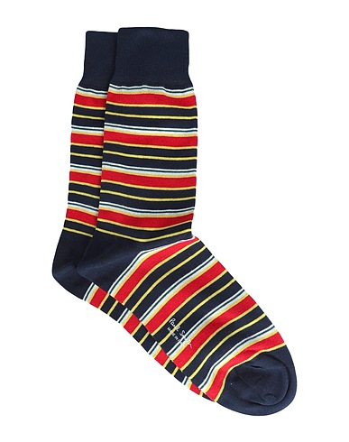 PAUL SMITH Socks & tights Red 80% Organic cotton, 18% Polyamide, 2% Elastane