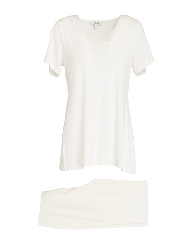 VIVIS Sleepwear Ivory 95% Viscose, 5% Elastane