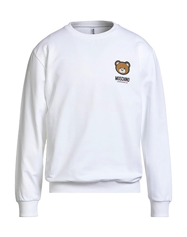 MOSCHINO Sweatshirt Weiß 94% Baumwolle, 6% Elastan