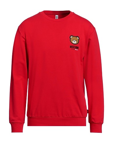 MOSCHINO Sweatshirt Rot 94% Baumwolle, 6% Elastan