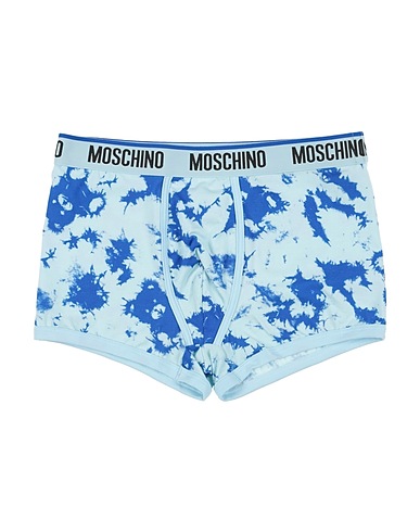 MOSCHINO Boxer Sky blue 92% Cotton, 8% Elastane