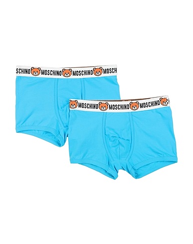 MOSCHINO Boxer UNDERWEAR Turchese 95% Cotone, 5% Elastan