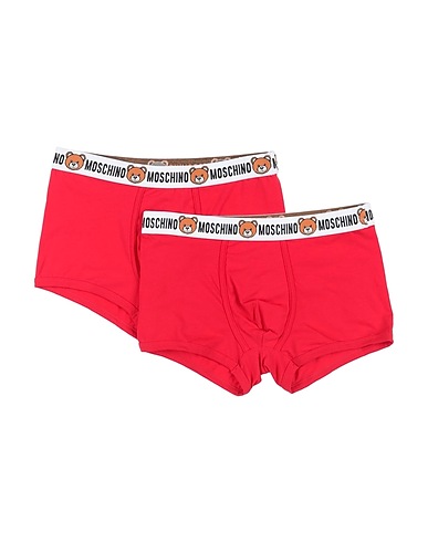 MOSCHINO Boxer UNDERWEAR Rosso 95% Cotone, 5% Elastan