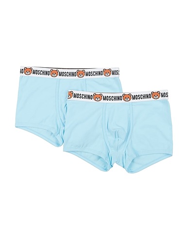 MOSCHINO Boxer UNDERWEAR Celeste 95% Cotone, 5% Elastan
