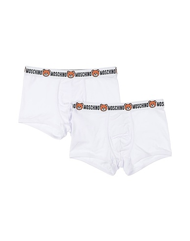 MOSCHINO Boxer UNDERWEAR White 95% Cotton, 5% Elastane
