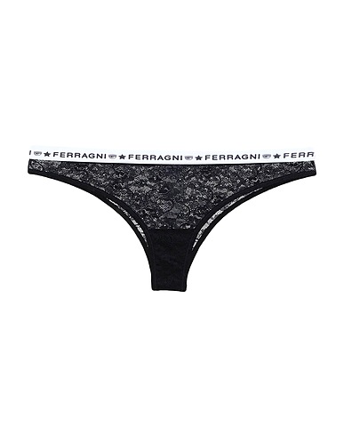 CHIARA FERRAGNI Slip Nero 88% Poliammide, 12% Elastan