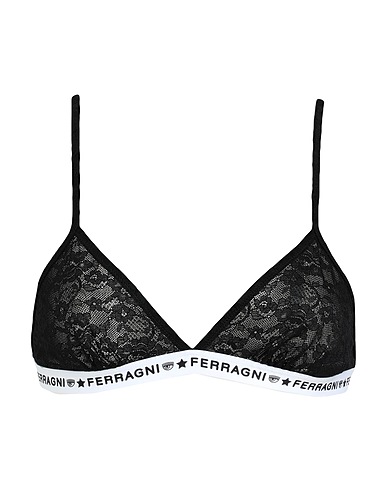 CHIARA FERRAGNI Bra Black 88% Polyamide, 12% Elastane