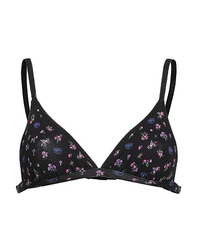 CHIARA FERRAGNI Bra Black 95% Cotton, 5% Elastane