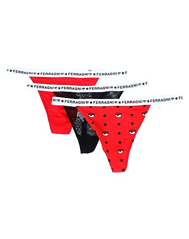 CHIARA FERRAGNI Brief Red 86% Polyamide, 14% Elastane