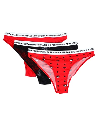CHIARA FERRAGNI Brief Red 86% Polyamide, 14% Elastane