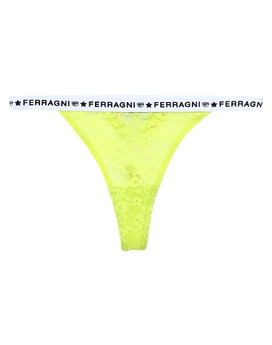 CHIARA FERRAGNI Slip Verde lime 88% Poliammide, 12% Elastan