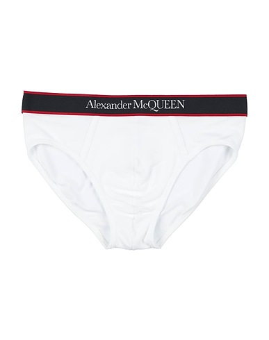 MCQUEEN Brief White 93% Cotton, 7% Elastane, Polyamide, Polyester