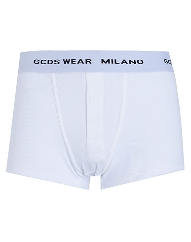 GCDS Boxer Bianco 57% Cotone, 38% Poliestere, 5% Elastan