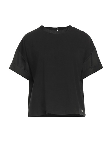TWINSET UNDERWEAR Undershirt Black 95% Cotton, 5% Elastane, Polyester