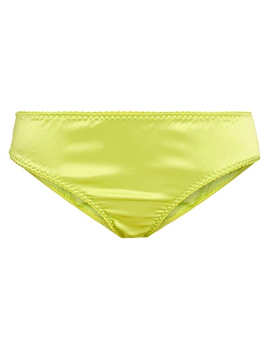 POMANDÈRE Slip Limettengrün 94% Seide, 6% Elastan