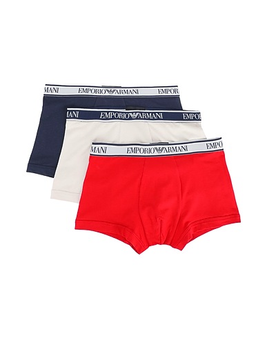 EMPORIO ARMANI Boxer MEN'S KNIT 3-PACK TR
 Red 95% Cotton, 5% Elastane