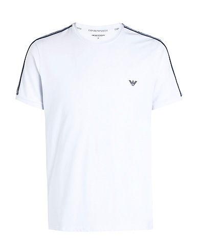 EMPORIO ARMANI Undershirt MEN'S KNIT T-SHIRT
 White 95% Cotton, 5% Elastane