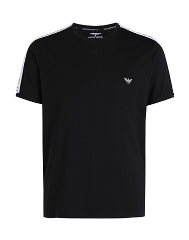EMPORIO ARMANI Tricot de peau MEN'S KNIT T-SHIRT
Noir 95% Coton, 5% Élasthanne
