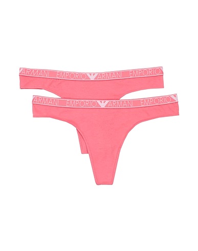 EMPORIO ARMANI Brief LADIES KNITTED 2-PAC
 Antique rose 95% Organic cotton, 5% Elastane