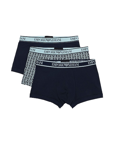 EMPORIO ARMANI Boxer Navy blue 95% Cotton, 5% Elastane