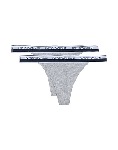 EMPORIO ARMANI Slip Grigio chiaro 95% Cotone, 5% Elastan