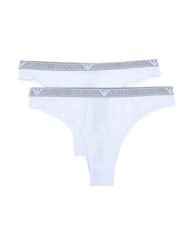 EMPORIO ARMANI ショーツ ホワイト オーガニックコットン 95% / ポリウレタン 5%