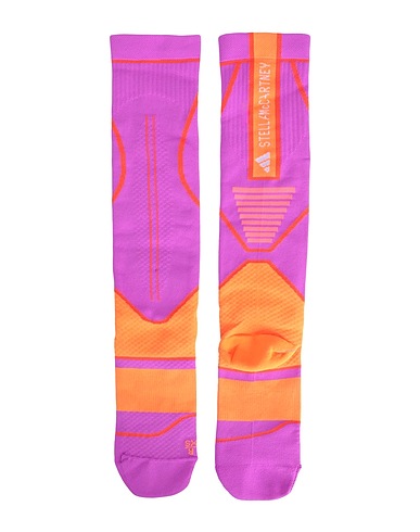 ADIDAS by STELLA McCARTNEY Sportswear aSMC HIGH SOCKS
 Orange 55% Recycled polyamide, 40% Recycled polyester, 5% Elastane