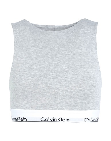 CALVIN KLEIN UNDERWEAR Soutien-gorge Gris clair 53% Coton, 35% Modal, 12% Élasthanne