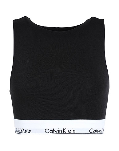 CALVIN KLEIN UNDERWEAR Bra Black 53% Cotton, 35% Modal, 12% Elastane