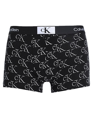 CALVIN KLEIN UNDERWEAR Boxer Black 74% Cotton, 21% Post-consumer recycled cotton, 5% Elastane