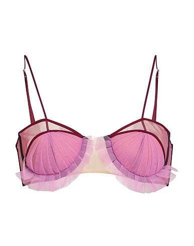 NENSI DOJAKA Bra Pink 100% Polyester, Silk, Elastane