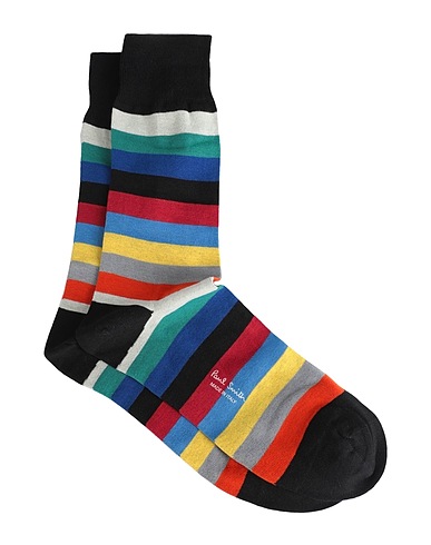 PAUL SMITH ストッキング＆ソックス ブラック コットン 80% / ナイロン 18% / ポリウレタン 2%