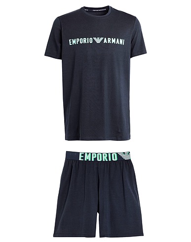 EMPORIO ARMANI Sleepwear Navy 95% Cotton, 5% Elastane