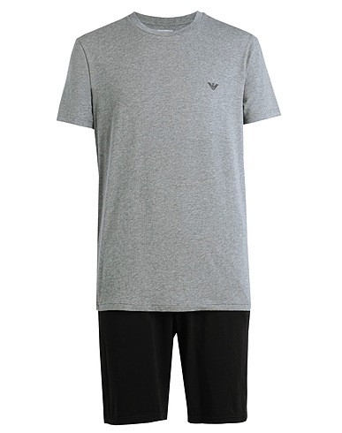 EMPORIO ARMANI Sleepwear Grey 95% Cotton, 5% Elastane
