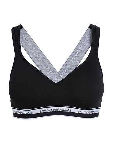 EMPORIO ARMANI Reggiseno Nero 95% Cotone, 5% Elastan