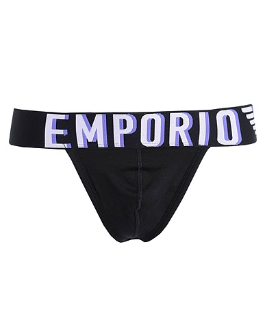 EMPORIO ARMANI Slip Nero 95% Cotone, 5% Elastan