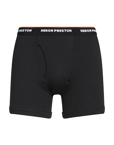 HERON PRESTON Boxer Black 95% Cotton, 5% Elastane, Polyamide, Polyester